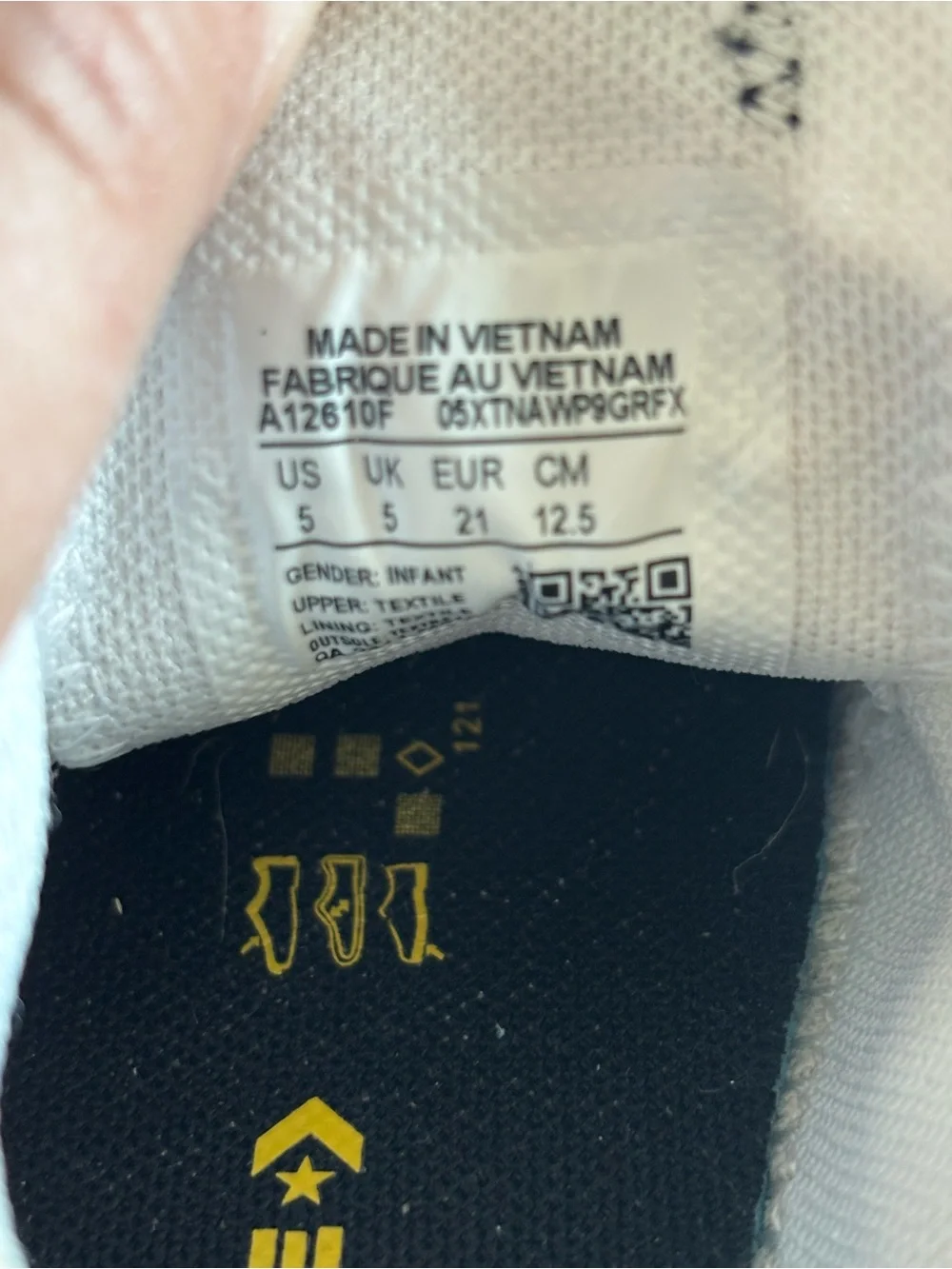 Toddler Converse with Yellow Construction Truck Print
